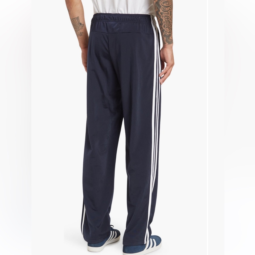 adidas Essentials 3-Stripes Tricot Open Hem Pants NWT - Picture 8 of 9